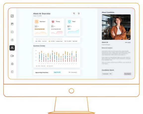 KI-gestützter Rollenabgleich vergleicht das Kandidatenprofil mit dem Jobmodell, um Übereinstimmungen und versteckte Risiken zu erkennen